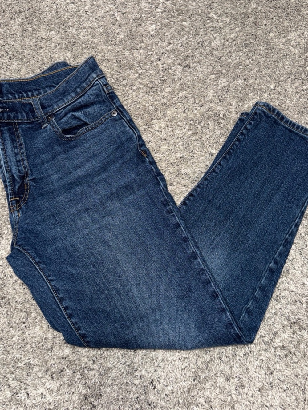 GAP Women's Dark Blue Straight Leg Jeans